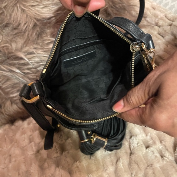 Michael Kors Black Crossbody Bag with Tassel - Picture 4 of 5